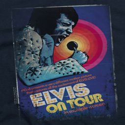 Elvis Presley On Tour Poster Shirts