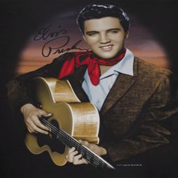 Elvis Presley Red Scarf 2 Shirts