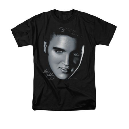 Elvis Presley Shirt Big Face Black T-Shirt