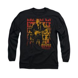 Elvis Presley Shirt Comeback Spotlight Long Sleeve Black Tee T-Shirt Elvis Presley Shirt Comeback Spotlight Long Sleeve Black Tee T-Shirt