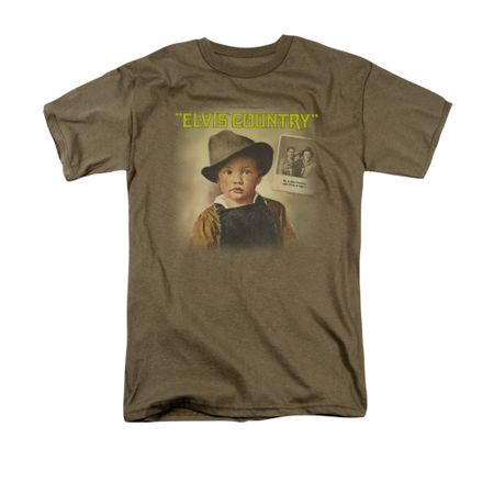 Elvis Presley Shirt Country Safari Green T-Shirt