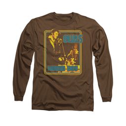 Elvis Presley Shirt Cryin All The Time Long Sleeve Brown Tee T-Shirt
