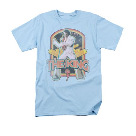 Elvis Presley Shirt Distresed Light Bulb T-Shirt