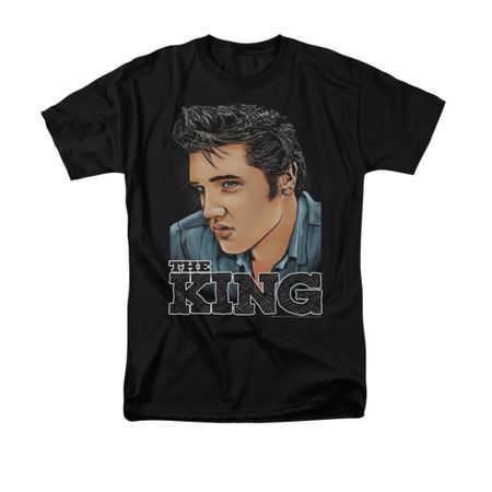 Elvis Presley Shirt Graphic Black T-Shirt