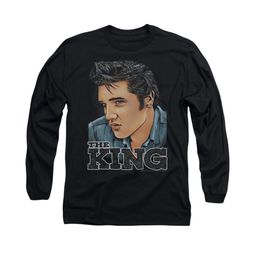 Elvis Presley Shirt Graphic Long Sleeve Black Tee T-Shirt Elvis Presley Shirt Graphic Long Sleeve Black Tee T-Shirt