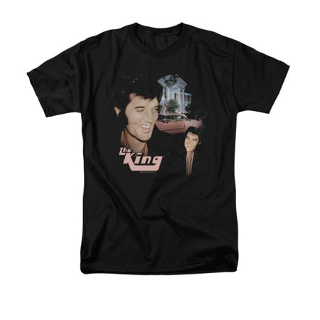 Elvis Presley Shirt Home Sweet Home Black T-Shirt