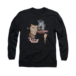 Elvis Presley Shirt Home Sweet Home Long Sleeve Black Tee T-Shirt