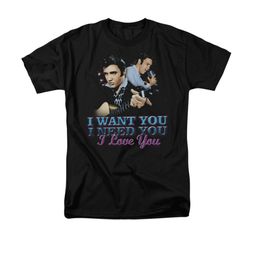 Elvis Presley Shirt I Want You Black T-Shirt Elvis Presley Shirt I Want You Black T-Shirt