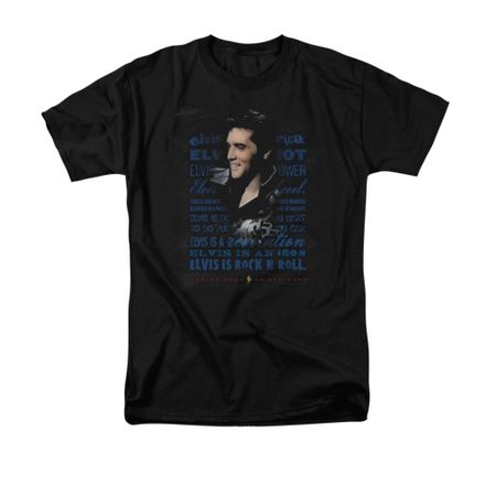 Elvis Presley Shirt Icon Black T-Shirt
