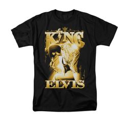 Elvis Presley Shirt In Gold Black T-Shirt