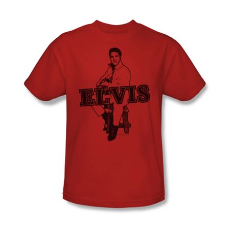 Elvis Presley Shirt Jamming Red T-Shirt
