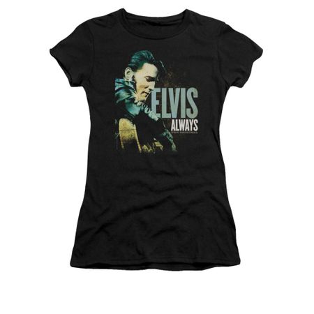 Elvis Presley Shirt Juniors Always The Original Black T-Shirt
