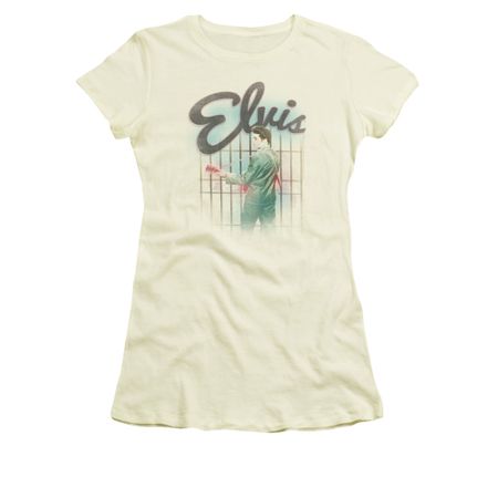 Elvis Presley Shirt Juniors Colorful Cream T-Shirt