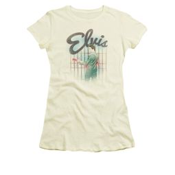 Elvis Presley Shirt Juniors Colorful Cream T-Shirt