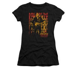 Elvis Presley Shirt Juniors Comeback Spotlight Black T-Shirt Elvis Presley Shirt Juniors Comeback Spotlight Black T-Shirt