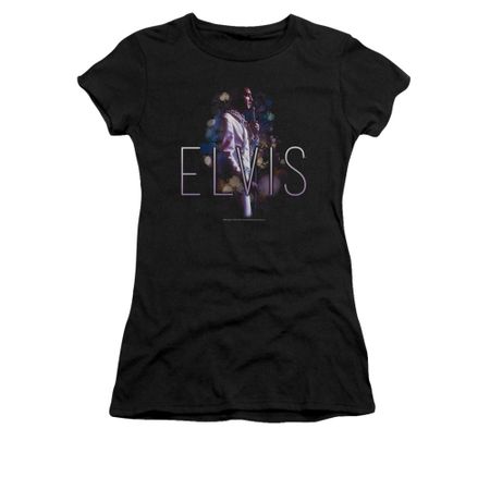 Elvis Presley Shirt Juniors Dream State Black T-Shirt