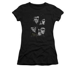 Elvis Presley Shirt Juniors Faces Black T-Shirt Elvis Presley Shirt Juniors Faces Black T-Shirt