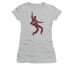 Elvis Presley Shirt Juniors Full Of 75 Silver T-Shirt