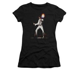Elvis Presley Shirt Juniors Glorious Black T-Shirt