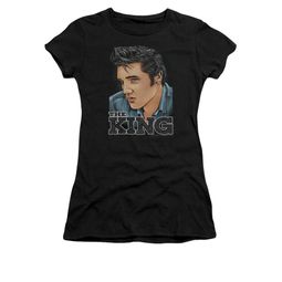 Elvis Presley Shirt Juniors Graphic Black T-Shirt Elvis Presley Shirt Juniors Graphic Black T-Shirt