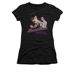 Elvis Presley Shirt Juniors Heartbreak Hotel Black T-Shirt Elvis Presley Shirt Juniors Heartbreak Hotel Black T-Shirt