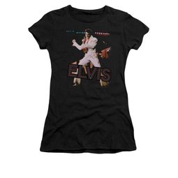 Elvis Presley Shirt Juniors Hit The Lights Black T-Shirt
