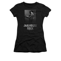 Elvis Presley Shirt Juniors Jailhouse Rock Black T-Shirt