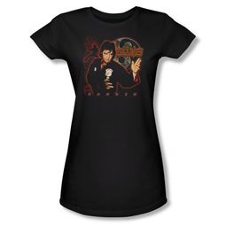 Elvis Presley Shirt Juniors Karate Black T-Shirt Elvis Presley Shirt Juniors Karate Black T-Shirt