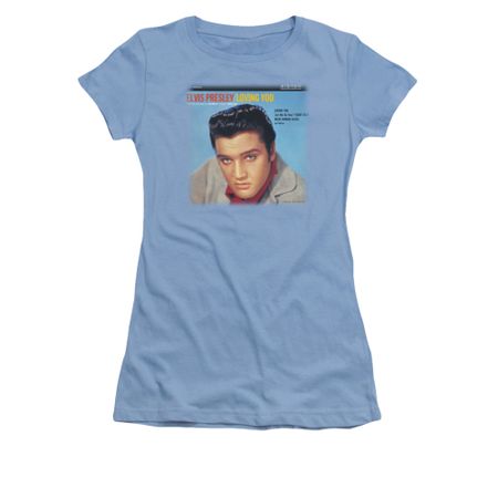 Elvis Presley Shirt Juniors Loving You Soundtrack Carolina Blue T-Shirt