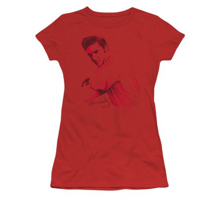 Elvis Presley Shirt Juniors On The Range Red T-Shirt