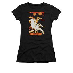 Elvis Presley Shirt Juniors Showman Black T-Shirt