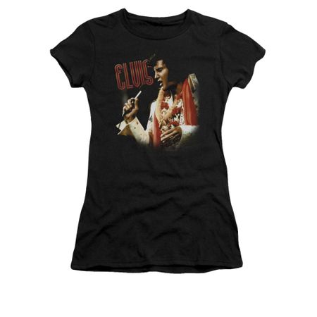 Elvis Presley Shirt Juniors Soulful Black T-Shirt