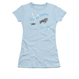 Elvis Presley Shirt Juniors Tender Eyes Light Blue T-Shirt