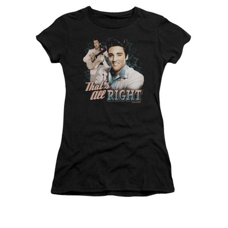 Elvis Presley Shirt Juniors That's All Right Black T-Shirt