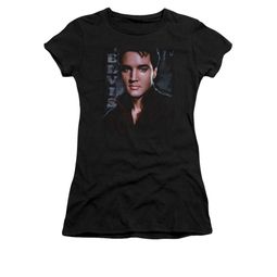 Elvis Presley Shirt Juniors Tough Poster Black T-Shirt