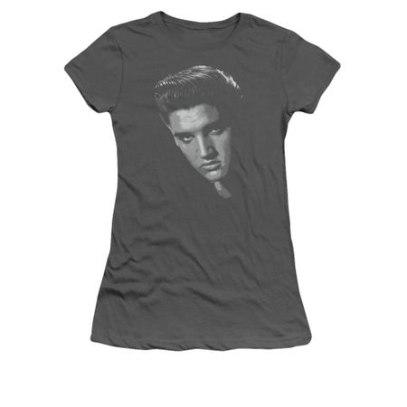 Elvis Presley Shirt Juniors True American Idol Charcoal T-Shirt