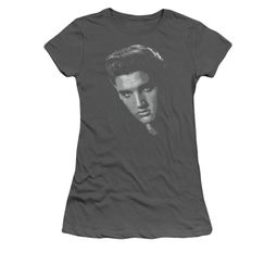 Elvis Presley Shirt Juniors True American Idol Charcoal T-Shirt Elvis Presley Shirt Juniors True American Idol Charcoal T-Shirt