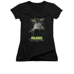 Elvis Presley Shirt Juniors V Neck Practice Makes Perfect Black T-Shirt Elvis Presley Shirt Juniors V Neck Practice Makes Perfect Black T-Shirt