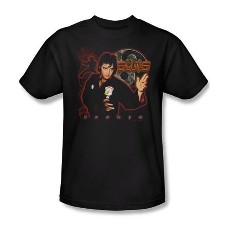 Elvis Presley Shirt Karate Black T-Shirt