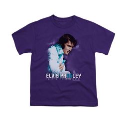 Elvis Presley Shirt Kids 35th Anniversary Purple T-Shirt