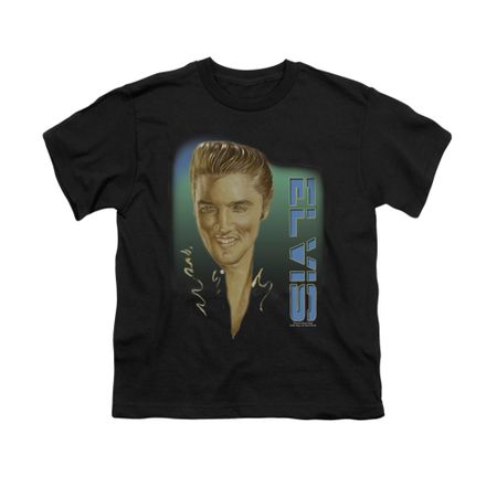 Elvis Presley Shirt Kids 56 Black T-Shirt