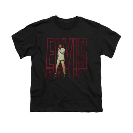 Elvis Presley Shirt Kids 68 Album Black T-Shirt