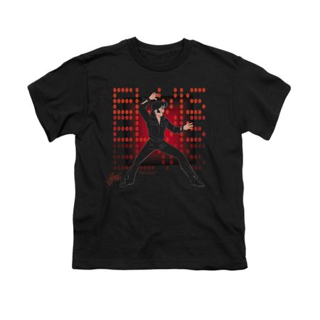 Elvis Presley Shirt Kids 69 Anime Black T-Shirt