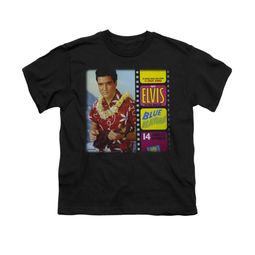 Elvis Presley Shirt Kids Blue Hawaii Album Black T-Shirt
