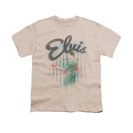 Elvis Presley Shirt Kids Colorful Cream T-Shirt