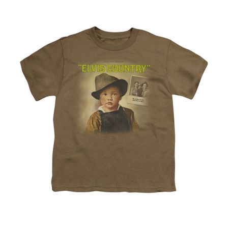 Elvis Presley Shirt Kids Country Safari Green T-Shirt