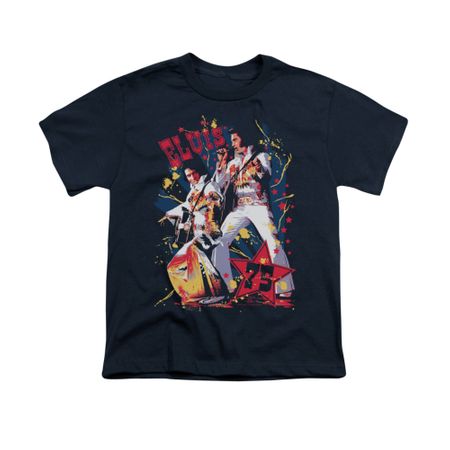 Elvis Presley Shirt Kids Eagle Navy T-Shirt