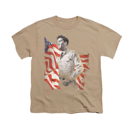 Elvis Presley Shirt Kids Freedom Sand T-Shirt