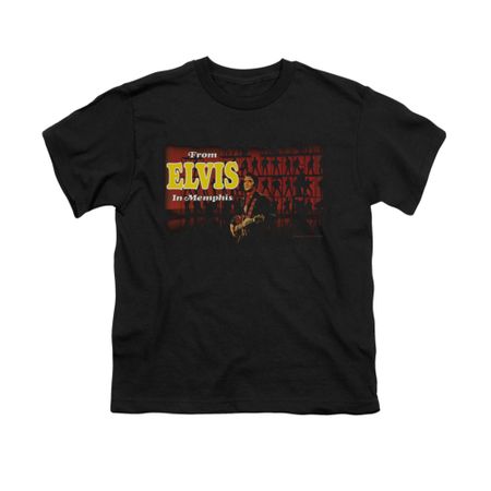 Elvis Presley Shirt Kids From Memphis Black T-Shirt