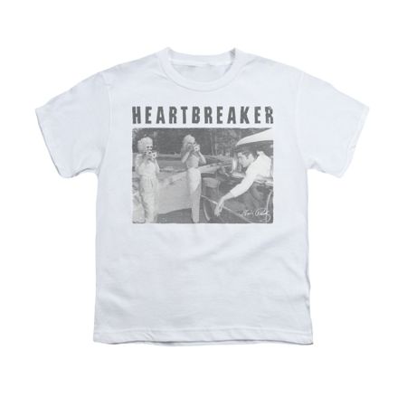 Elvis Presley Shirt Kids Heartbreaker White T-Shirt